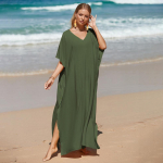 Bohemian Maxi Beach Cover-Up hommikumantel &ndash; avara istuvusega, suur (RMZ01) One Size, RMZ01-3