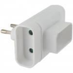 Fiche triplite laterale 3 x 2P Dhome &ndash; Blanc