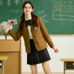 Jaapani koolivormid s&uuml;giseks ja talveks mitmev&auml;rvilised pikad bleiserikomplektid plisseeritud seelik JK meremeheside anime cosplay kost&uuml;&uuml;mid naistele L