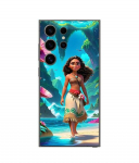 Coque de t&eacute;l&eacute;phone - Maniacase - Samsung Galaxy S24 Ultra - Souple - Silicone - VAIANA ART ANIME