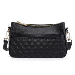 Nahkkott Moekas S&otilde;numikott Naiste Kott Esimene Kiht Lehma Nahk Romb Tikand L&otilde;ng Premium &Otilde;lakott valge