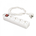 Blok 4 prises 2 poolust + terre avec interrupteur Itc 308305