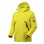Cozy Up meeste softshell-jakk kapuutsiga, veekindel tuulejakk, kerge vihmakindel pealisjakk v&auml;litingimustes matkamiseks ja reisimiseks L roheline