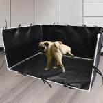 Indoor Dog Potty Tray Training Toilet Fence for Winter Easy to Assemble Pee Pad