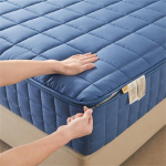 6-k&uuml;ljeline kohev suletud madratsikate lukuga, tolmukindel voodilina topelt-, queen- ja king-voodile, paksustatud madratsikaitse 120x200x30cm