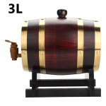 1,5 l/3 l tammem&auml;nnist veinit&uuml;nni hoiuruum, &auml;mbriga &otilde;llevaatid viski ja roni t&uuml;nni veini jaoks