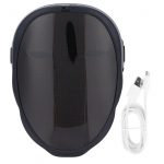 LED-mask Shining APP-mask kost&uuml;&uuml;mi Cosplay Halloween j&otilde;ulupidude jaoks USB-laadimisega