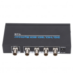 S114 SDI 1 sisendiga 4 v&auml;ljundiga jaotur Digitaalne SDI jaotur Toetab SDSDI HDSDI 3GSDI Kuni 1320 jalga EU Plug