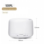 MUJI 500ML Ultraheli aroomidifuuser ja &otilde;huniisutaja, puldiga ja eeterliku &otilde;li lambiga koju v&otilde;i magamistuppa. EU Standard