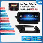 Ossuret Android 13 Autoraadio Carplay 4G Mercedes Benz E-klassile C207 W207 A207 NTG 4.0 4.5 5.0 2-ukseline Autoradio Peaseade 4W 4G 32G AI