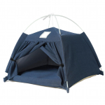 Soe Lemmiklooma Magamistelk Eemaldatav Puuvillane Linane Lemmiklooma Sisetelk Kassidele Koertele V&auml;ikestele ja Keskmise Suurusega tumesinine v&auml;rv