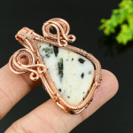 Variscite Handmade Copper Wire Wrap Jewelry Pendant 2.36 a0u34