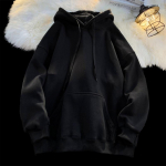 Meeste vabaaja vabad fliisist kapuutsid T&auml;ispuuvillane Pullover Kapuutsiga dressipluusid Unisex Talve Hoodid Pusa M