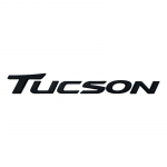 3d ABS Kroom Must Logo Tucson Embleem Kirjad Nimesilt Kleebis Auto Pagasiruumi M&auml;rk Tucson Kleebise Tarvikute jaoks