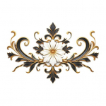 Vintage reljeefne lilleline WC-kleebis Eemaldatav isekleepuv veekindel PVC elutoa seinakunst Vannitoa tualettruumi kaane kaunistuskleebis