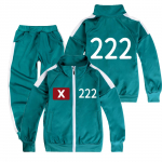 Lapsed Poisid T&uuml;drukud M&auml;ngum&auml;ngija 2. hooaeg Tr&uuml;ki pikkade varrukatega t&otilde;mblukuga jope mantel p&uuml;ksid p&uuml;kste komplekt X 456 O 230 komplekt Halloweeni cosplay kost&uuml;&uuml;m 120cm