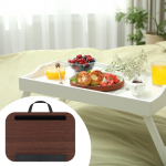 S&uuml;learvuti s&uuml;lelaud arvutilaud alus randmepadjaga p&otilde;lvedele kontor tahvelarvuti Dark Brown