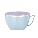 Roostevabast terasest k&auml;epidemega kauss &uuml;hev&auml;rviline p&otilde;letusvastane kiirnuudlite segamiskauss k&ouml;&ouml;gin&otilde;ud toidu tarvik 1PCS