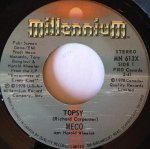 7-tolliline plaat MECO - Topsy MN613X Millennium 1977 Kanada Soul/Funk Kasutatud