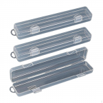 3Pcs Travel Toothbrush Case Chopsticks Spoon Fork Storage Box Easy to Carry Container Business