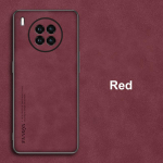 Luksuslik nahast &uuml;mbris Huawei Nova 8i 8 i 9 SE 10 Pro tagakaane silikoonist kaitsega telefoni&uuml;mbris jaoks Honor 50 Lite 50 Pro Coque Nova 8i hall v&auml;rv