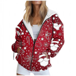 Naiste t&otilde;mblukuga kapuutsid teismeliste t&uuml;drukute j&otilde;ulutr&uuml;kiga dressipluus Riietus vabaaja n&ouml;&ouml;riga jakk taskutega XXL