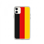 Coque pour iPhone - PIXELFORMA - iPhone 11 - Drapeau de l'Allemagne - Silikoonist supp - Design l&eacute;ger