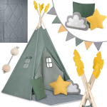 NK-406 Nukido tipi telk lastele - roheline