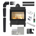 Fireplace Fireplace insert KRATKI LUCY 14 kW fi 200 EKO Built in set