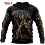 3D Print Skull Graphics Meeste kapuuts Mood Unisex dressipluus Kevad s&uuml;gis T&auml;navar&otilde;ivad Suured pulloverid Vabaaja meeste r&otilde;ivad S