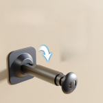 Kaks kaubanduslikku riidepuude hoiuriiulit, reguleeritava pikkusega, ei vaja puurimist, tugev materjal, lihtne stiil, s&auml;&auml;stab ruumi. Majapidamises kasutatavad riidepuud 1pcs