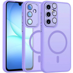 Coque de Protection - BOOLING - Samsung Galaxy A17 4G/5G - Hybride avec Anneau Magn&eacute;tique Violet