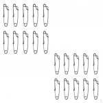 20x Stainless Steel Long Line Longline Clip for Fishing Snapper and off