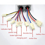 36V 800W Mootor Harjadega Kiiruse Regulaator Elektrijalgratta Gokardi Rolleri Gokardi jaoks
