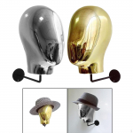 2Pieces Hat rack in wall Mounted, Metal Decorative Vintage Style Display Stand for Salon Shop Hats