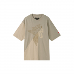 Travis Scott Cactus Jack x Jordan T-s&auml;rk (Aasia suuruse m&auml;&auml;ramine) Khaki/K&otilde;rb Meeste Streetwear CW3168-247 XXXL