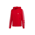 Adidas Originals Trefoil Lock Up WB T&auml;is-t&otilde;mblukuga kapuutsijakk Meeste &Uuml;ler&otilde;ivad Heleroosa Fluorestseeruv FM3816 XL