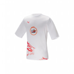 Puma S&uuml;ndinud v&otilde;itma seeria Moba meeskonna logo &uuml;mara kaelusega T-s&auml;rk Unisex topid Valge 605762-08 XL