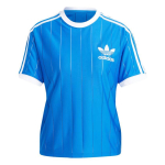Adidas Adicolor 3-Triibuline L&otilde;tv Pehme Kerge L&uuml;hikeste Varrukate T-s&auml;rk Naistele Topid Sinine IY7233 S blue