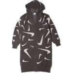 Nike Sportswear Phoenix Cozy Boucl&eacute; &Uuml;leni Tr&uuml;kitud Kapuutsiga L&otilde;tv Pikk Kootud Kampsun Naiste kampsun Keskmine Hall FD4283-254 M