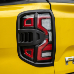 Ford Ranger 2025 tagatule katte kleebis Tagatule kaitse Dekoratiivne kate Uuenduse modifikatsiooni tarvikud 2 tk Must matt must v&auml;rv