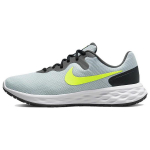 Nike Revolution 6 Next Nature Puhta plaatina ja voltv&auml;rvi meeste tossud Hall Valge Must DR9882-001 44
