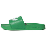 Adidas Originals Adilette Mugavad Vabaaja Kiirkuivavad Pl&auml;tud Unisex Jalan&otilde;ud Roheline Valge FX5909 42