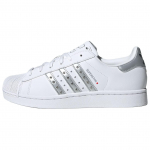 Adidas Originals Superstar 2 Nahast Mitmek&uuml;lgsed Mugavad Vastupidavad Madalad Rula Kingad Naiste Tossud Valged JR4505 38⅔