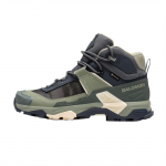 Salomon X Ultra 5 Mid Gtx Mugavad P&otilde;rutust Summutavad Veekindlad Hingavad Toetavad Matkasaapad Meestele Matkasaapad Hall Roheline 477546 36