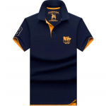 TrendHub Pluss Suurus 6XL 100% Puuvillased Meeste Polo S&auml;rgid L&uuml;hikeste Varrukatega &Auml;rilised Vabaaja Meeste T-s&auml;rgid Tikandiga Meeste T-s&auml;rgid 4XL