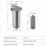 Intelligentne 304 roostevabast terasest kogu maja veepuhasti 2 Tons Stainless Steel Pre-Filter (Min. Order: 10)
