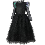 Lapsed T&uuml;drukud Cosplay Kleit Kost&uuml;&uuml;m Lapsed T&uuml;llkleit Halloween J&otilde;ulud 110cm must