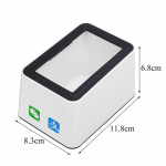 V&ouml;&ouml;tkoodilugeja V&ouml;&ouml;tkoodiskanner USB mitmek&uuml;lgne skaneerimine k&auml;ed-vabad skannimine QR-koodi 1D ja 2D koodilugeja Kauplused Supermarketid