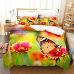Lille liblikaga voodipesukomplekt tekikotikomplekt 3D voodipesu digitaaltr&uuml;kk voodipesu queen-size voodipesukomplekt moedisain 70x133cm 2pcs